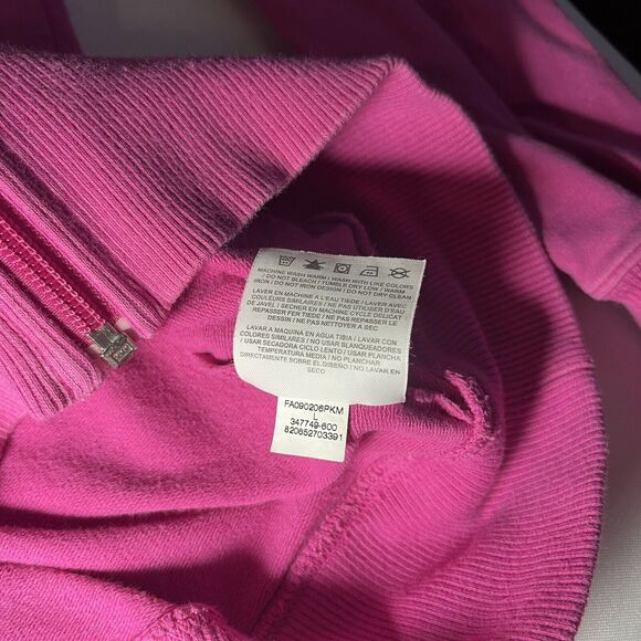 Nike Girls Pink Track Jacket Youth L (12-14) Logo Full Zip Y2K Retro Vintage - Picture 6 of 8